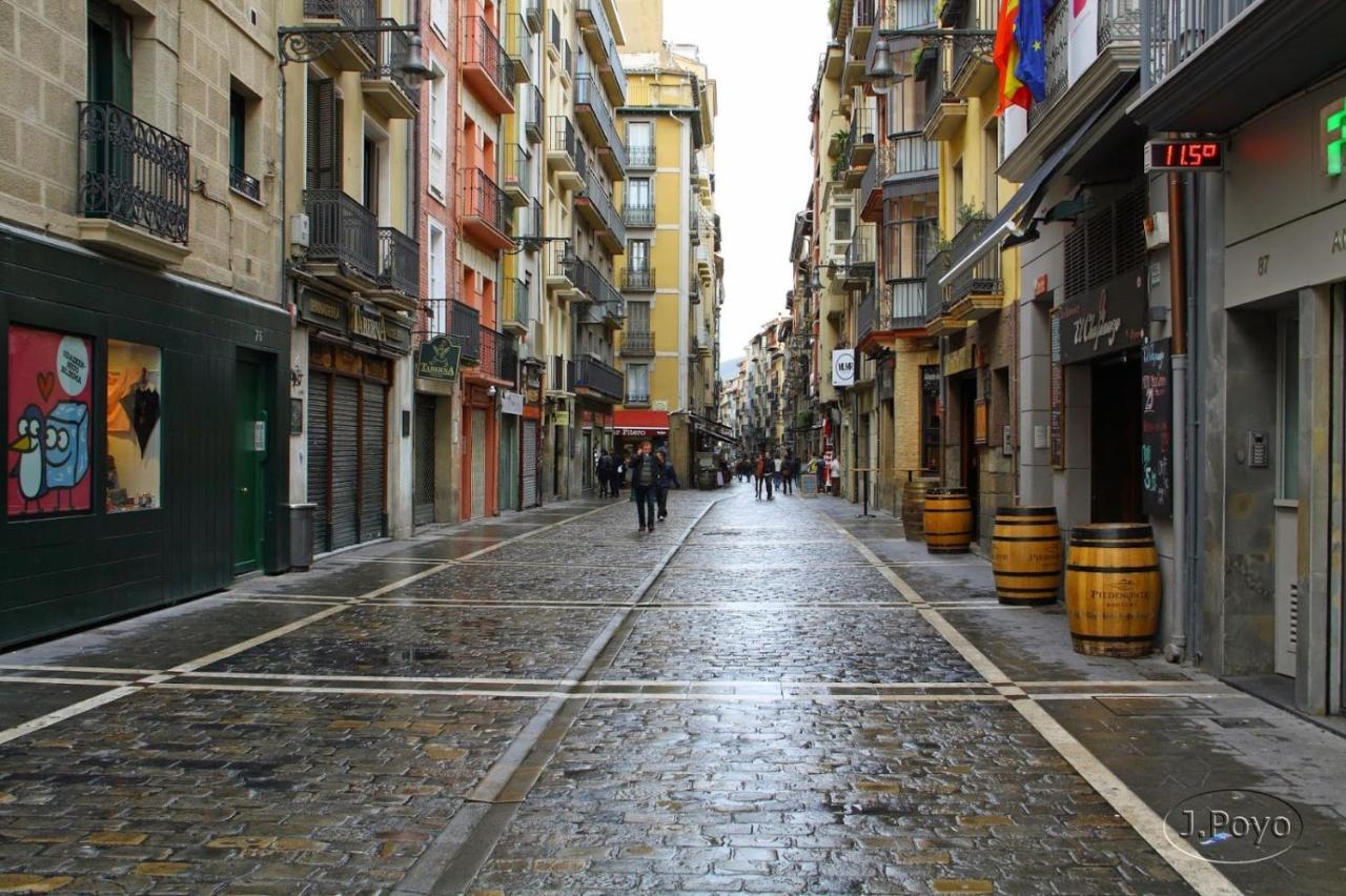 CalleEstafeta, Apartamento Apartment Pamplona Bagian luar foto